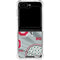 Ohio State University Pattern Galaxy Z Flip6 Clear Case